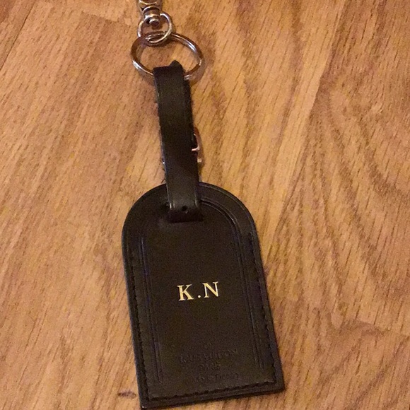 Louis Vuitton large luggage tag gold KN - Picture 2 of 7